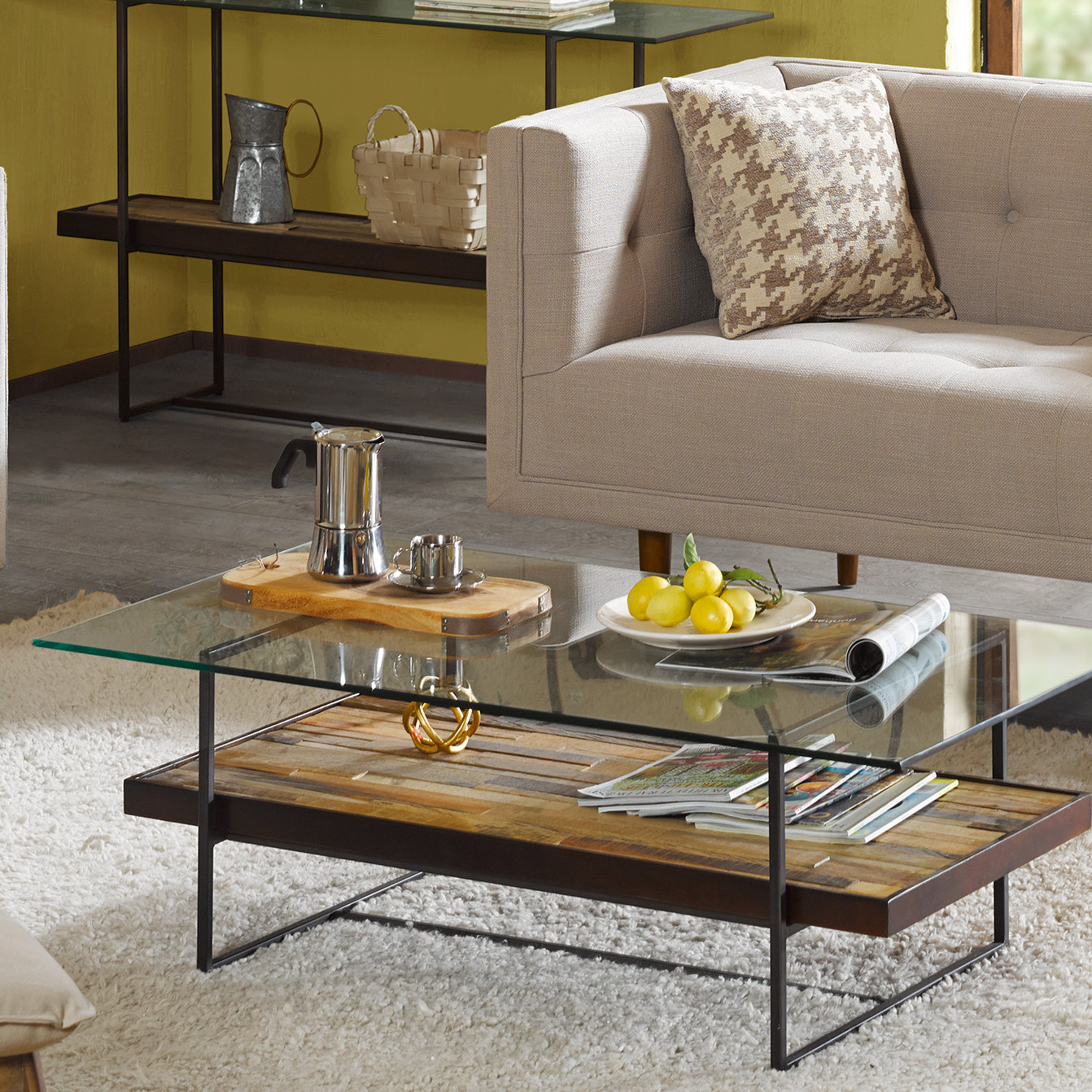 Tavarua Coffee Table with Magazine Rack & Reviews AllModern